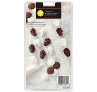 WILTON MOLDE MINI CALAVERAS PARA CHOCOLATE