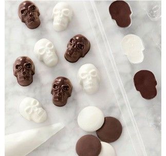 WILTON MOLDE MINI CALAVERAS PARA CHOCOLATE 2