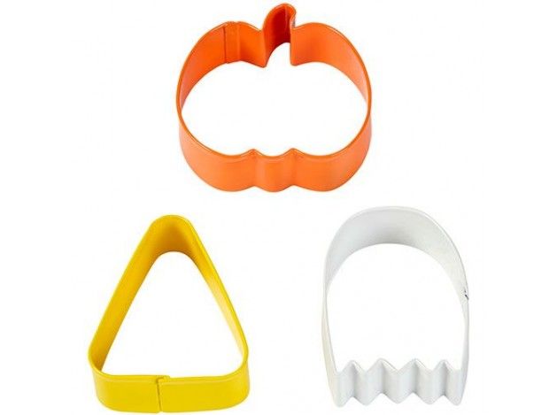 WILTON SET CORTADOR GALLETAS CALABAZA, FANTASMA Y MAIZ