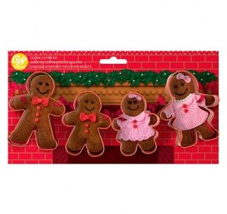 WILTON CORTADORES FAMILIA MUÑECOS JENGIBRE 4 UN