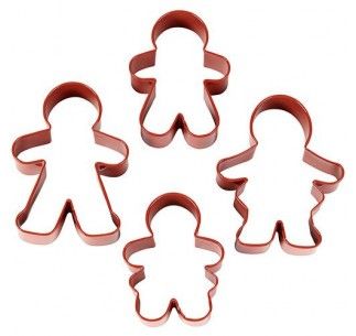 WILTON CORTADORES FAMILIA MUÑECOS JENGIBRE 4 UN 2
