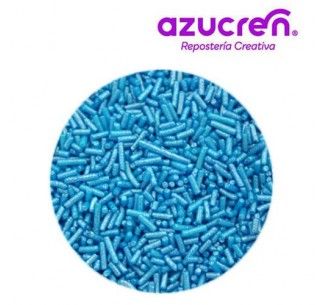 AZUCREN FIDEOS DE AZUCAR AZUL METALIZADOS