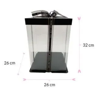 CAJA TARTA DELUXE NEGRA 26... 2