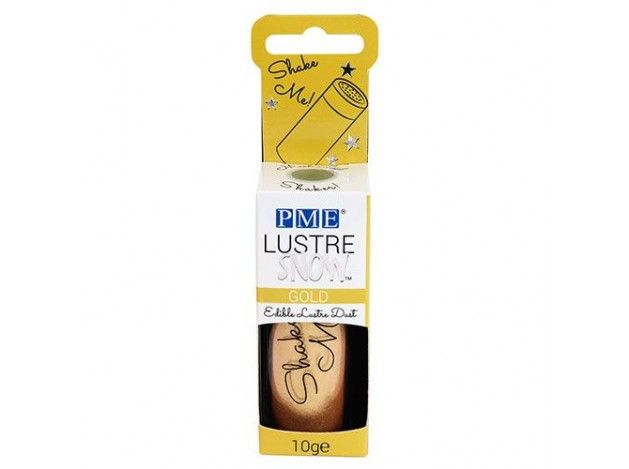 PME LUSTRE SNOW EDIBLE DUST - GOLD 10G