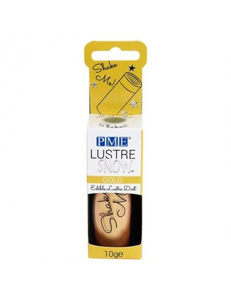 PME LUSTRE SNOW EDIBLE DUST - GOLD 10G