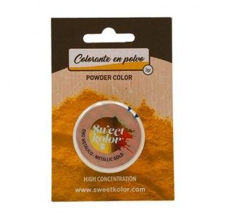 SK COLORANTE EN POLVO CONCENTRADO ORO METALICO 3GR