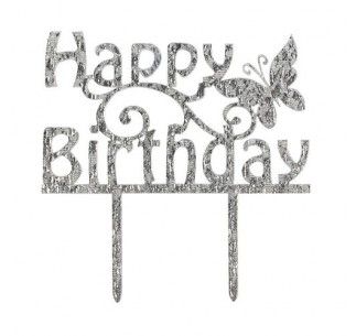 CAKE STAR CAKE TOPPER HAPPY BIRTHDAY 2