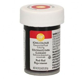 WILTON COLORANTE ROJO INTENSO EN GEL 28 G