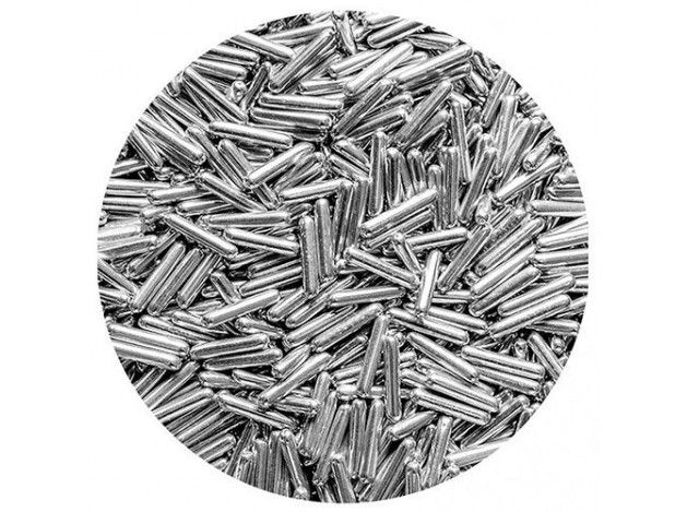 AZUCREN PALITOS DE AZUCAR XL PLATA METALIZADOS 90G