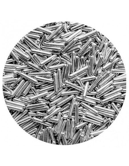 AZUCREN PALITOS DE AZUCAR XL PLATA METALIZADOS 90G