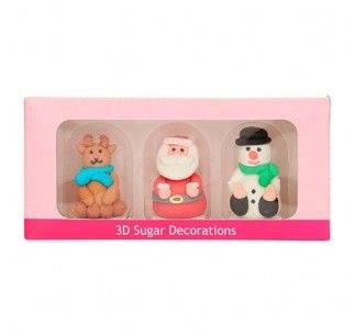 FC FIGURAS DE AZUCAR DE NAVIDAD 3D
