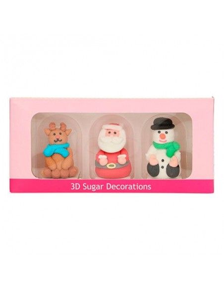 FC FIGURAS DE AZUCAR DE NAVIDAD 3D