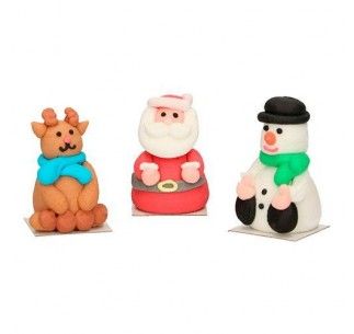 FC FIGURAS DE AZUCAR DE NAVIDAD 3D 2