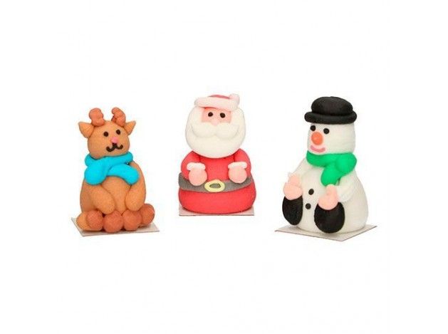 FC FIGURAS DE AZUCAR DE NAVIDAD 3D