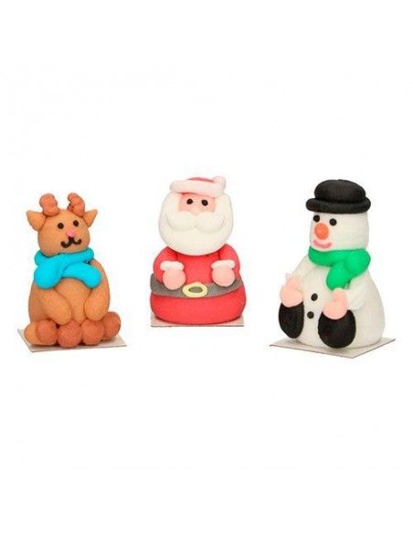 FC FIGURAS DE AZUCAR DE NAVIDAD 3D
