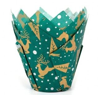 HOUSE OF MARIE CAPSULA TULIPA VERDE NAVIDAD RENO