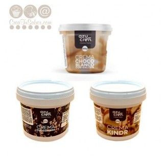 AZUCREN CREMA CHOCO BLANCO CON GALLETA 300 G 2
