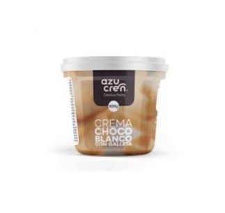 AZUCREN CREMA CHOCO BLANCO CON GALLETA 300 G