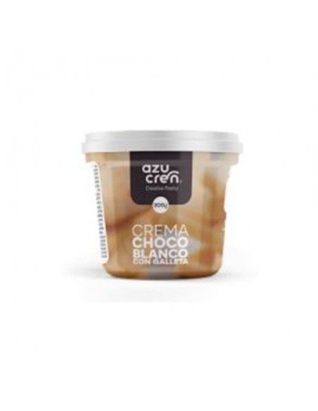 AZUCREN CREMA CHOCO BLANCO CON GALLETA 300 G