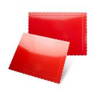 BASE RECTANGULAR ROJA 40 X 30 CM EXTRAFUERTE