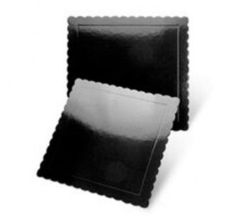 BASE CUADRADA NEGRA 25 CM EXTRAFUERTE