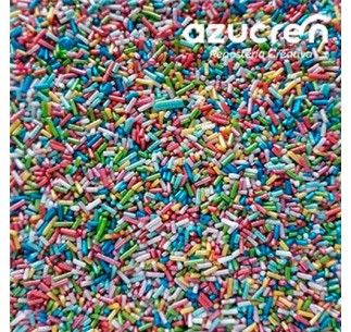 AZUCREN FIDEOS DE COLORES METALIZADOS 90 G