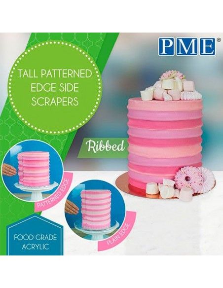 PME SCRAPERS ALTO ACRILIC ACANALADO