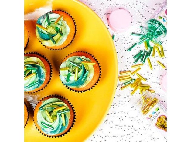 FC SPRINKLES PALITOS DE AZUCAR XL AMARILLO ORO