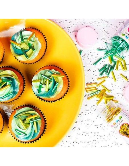 FC SPRINKLES PALITOS DE AZUCAR XL AMARILLO ORO