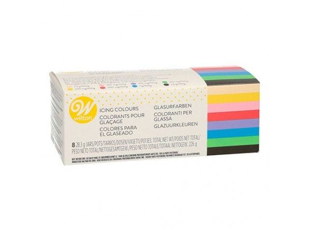 WILTON SET 8 COLORANTES WILTON