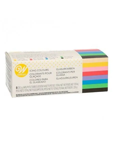 WILTON SET 8 COLORANTES WILTON