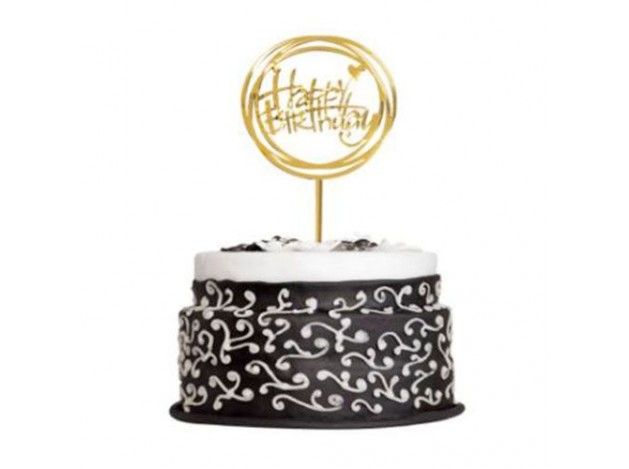 DEKORA TOPPER HAPPY BIRTHDAY