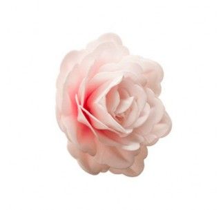 DEKORA ROSA GIGANTE DE OBLEA COLOR ROSA 12.5 CM 2