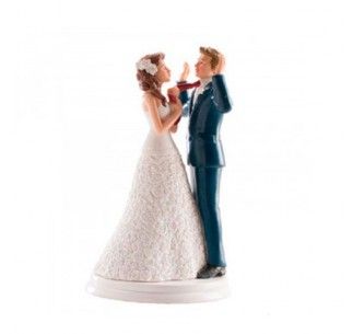 DEKORA PAREJA DE BODA MANOS ARRIBA