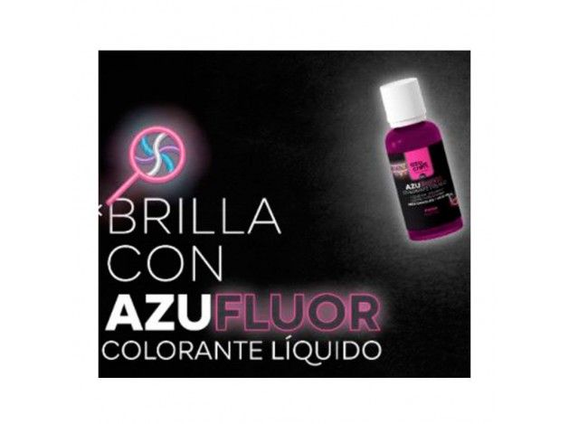 AZUFLUOR COLORANTES NEON-FLUOR, ROJO 50 G