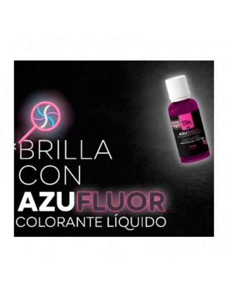 AZUFLUOR COLORANTES NEON-FLUOR, ROJO 50 G