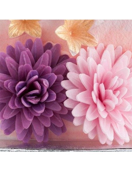 DEKORA FLOR POMPONES COLORES SURTIDOS 4.5CM