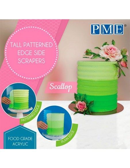 PME SCRAPERS ALTO ACRILIC ONDULADO