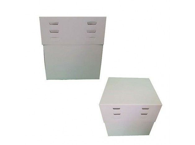 CAJA REGULABLE BLANCA 35x35x20 A 30 CM