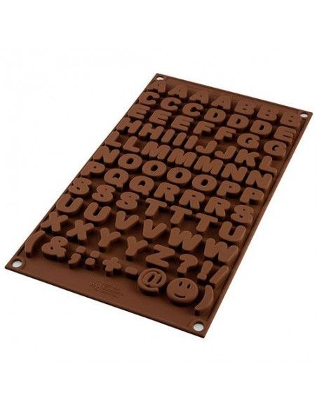 SILIKOMART MOLDE CHOCOLATE ABC