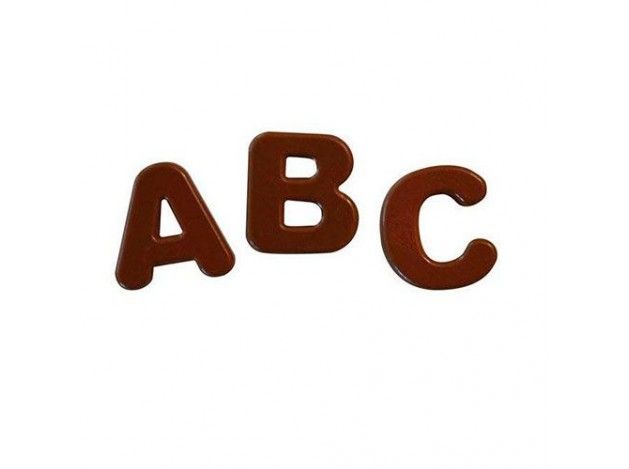 SILIKOMART MOLDE CHOCOLATE ABC
