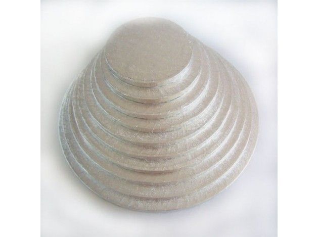 CAKE DRUM BASE PLATA REDONDA 25 CM