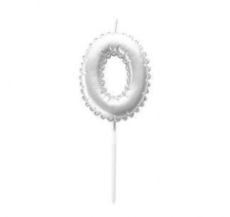 VELA GLOBO PLATA N.0
