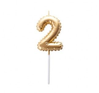 VELA GLOBO ORO N.2