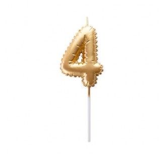 VELA GLOBO ORO N.4