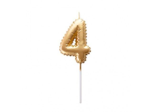 VELA GLOBO ORO N.4