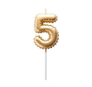 VELA GLOBO ORO N.5