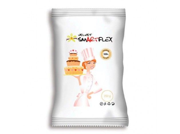 SMARTFLEX FONDANT VELVET BLANCO SABOR VAINILLA 250G
