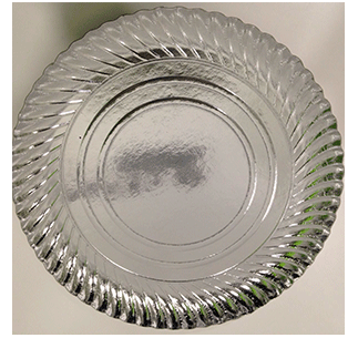 PLATO PLATEADO Nº7-R 30 CM