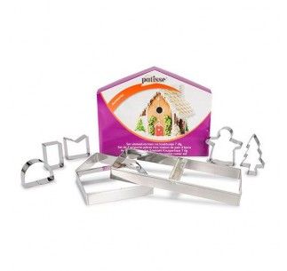 PATISSE CORTADOR CASA DE GALLETA SET 7 PIEZAS